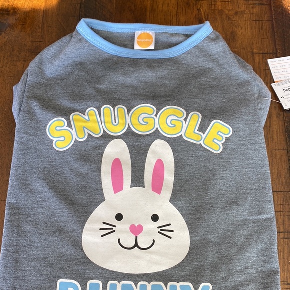 Pet "Snuggle Bunny" Gray Tee - Picture 7 of 9